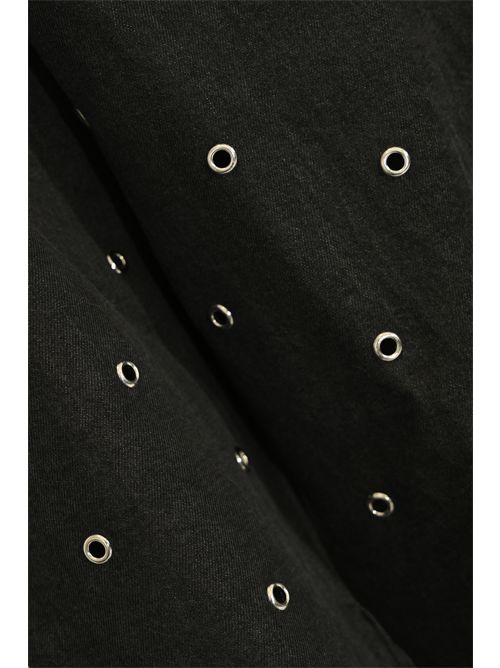 Blusa in denim Bellicoso in denim con borchie PINKO | 105785 A33BZ99